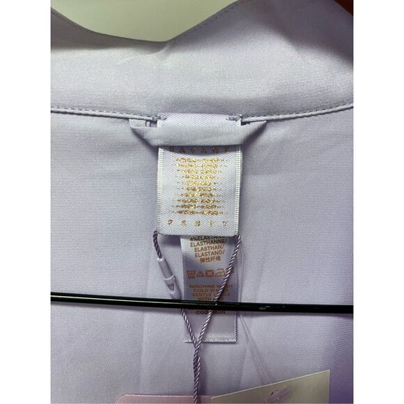 Savage X Fenty CLF Logo Short Lavender Belted Satin Robe sz XL/1X NWT - Picture 4 of 7